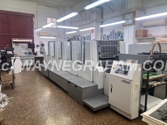 Image of a used Sakurai 572 EDII Five Colour Printing Press For Sale - Year: 2002 - Ref: 31947