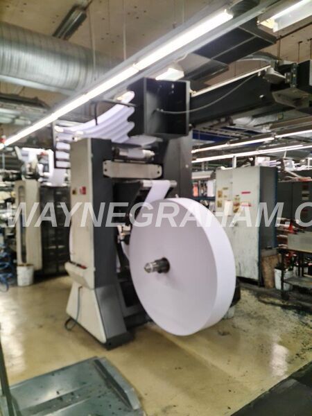 Image of a used Winkler and Dunnebier (W+D) 202 Reel Fed Envelope Manufacturing Machine with 4 Flexographic Print Units for sale - Ref: 31985