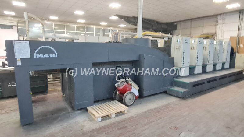 Image of Pre-Owned Roland 504 OB LV Four Colour Printing Press with Coating Unit - 18,000 mph - Perfecting 2-2 - Year: 2007 - Ref: 32027