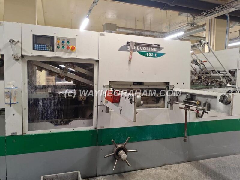 Image of a used Bobst SP 102-E Die Cutter Machine  For Sale - Year: 2008 - Ref: 32084