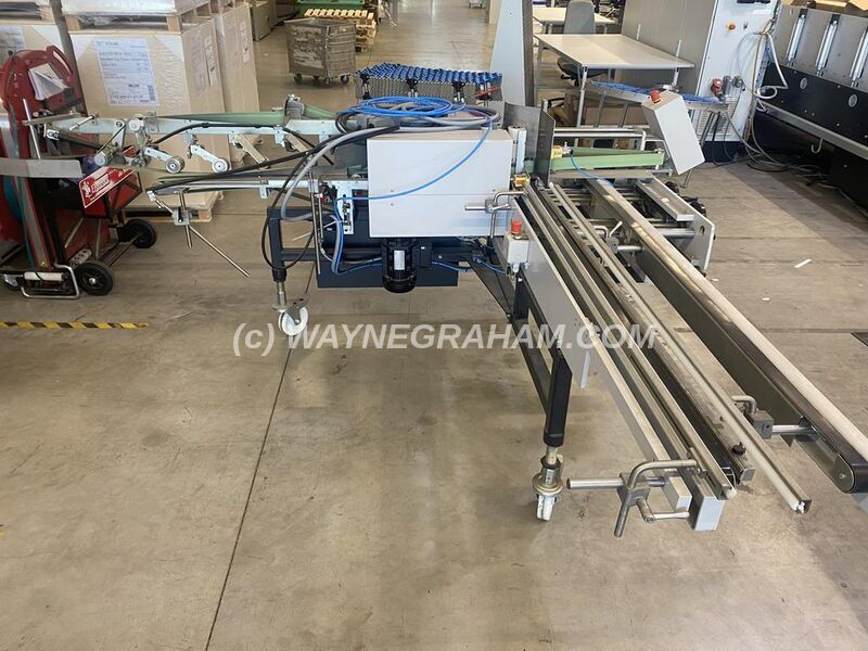 MK Masterwork Diana Easy Packer, Semi-Automatic Packing Machine for Products 100-400mm Long, Width 50-320mm, Materials 200-700 GSM, Right Hand Delivery, Made in Germany for sale - Year 2022 - Ref: 32149
