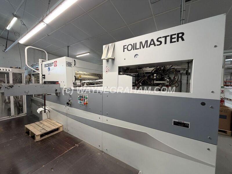 Image of a secondhand Bobst SPeria Foilmaster 104 Hot Foil Stamping Machine For Sale - Year: 2007 - Ref: 32229